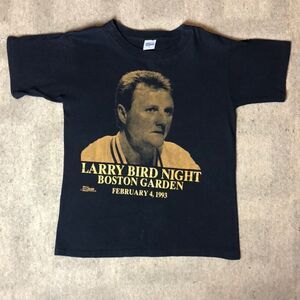 Vintage 1993 Larry Bird Night Boston Garden Single Stitch T-Shirt | Medium